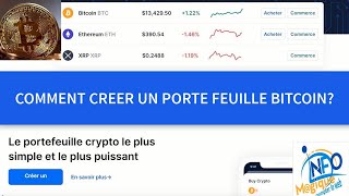 Comment créer une adresse porte feuille Bitcoin sur la blockchain [upl. by Osanna]