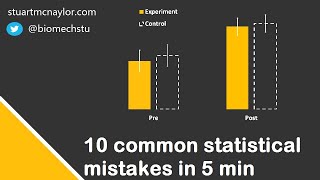 Ten Statistical Mistakes in 5 Min [upl. by Akirdnuhs]