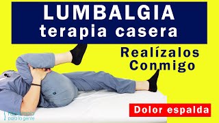 Lumbalgia dolor espalda baja terapia casera [upl. by Swagerty]