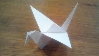 How To Make an Origami Flapping Bird [upl. by Ssitnerp920]