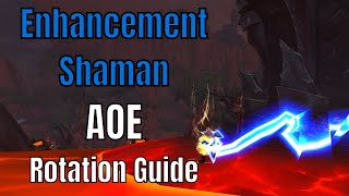 Mastering AOE  Enhancement Shaman Rotation Guide  Elementalist Build [upl. by Anivlem]