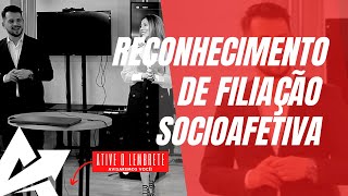 DIREITO DE FAMÍLIA Reconhecimento de filiação socioafetiva [upl. by Nahtaoj29]