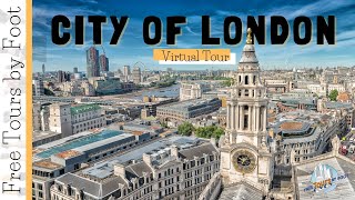 City of London Walking Tour 4k  Free Tours by Foot [upl. by Adrianna]