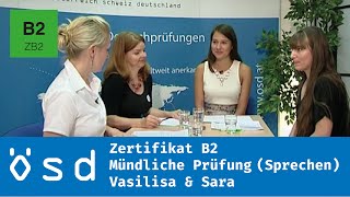 ÖSD Zertifikat B2 – Mündliche Prüfung Sprechen [upl. by Simson371]