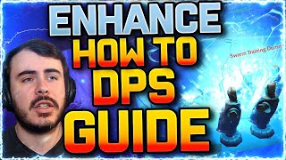 💪How to do damage Enhance Shaman RotationMythic DPS GUIDE  Shadowlands World of Warcraft [upl. by Felipe]