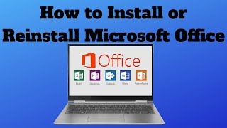 How to Install or Reinstall Microsoft Office [upl. by Afaw521]