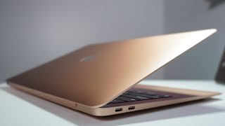 Gold M1 MacBook Air Unboxing amp Review [upl. by Sumner]