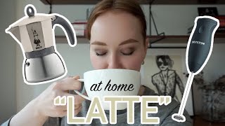 HOW TO MAKE A quotLATTEquot AT HOME moka pot  frother [upl. by Seda]