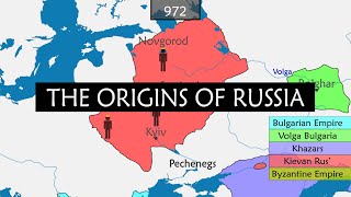 The origins of Russia  Summary on a Map [upl. by Alebasi]