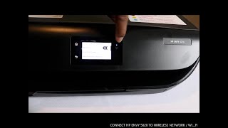 LEARN HOW TO CONNECT HP ENVY 5020 TO WIRELESS NETWORK  WIFI [upl. by Arehahs190]