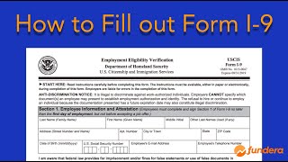 How to Fill out Form I9 Easy StepbyStep Instructions [upl. by Kushner740]