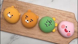 클레이로 냉장고 자석 만들기  춘식이라이언죠르디리틀어피치 만들기  making kakaofriends with clay [upl. by Aciret525]