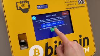 How to Use a Bitcoin ATM to Buy or Send Bitcoin More than 1000  Step by Step Guide [upl. by Scriven]