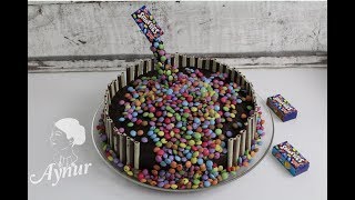 Einfaches Smarties kuchen für Kindergeburtstag [upl. by Ibbison988]