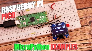 Raspberry Pi PICO  Starting With MicroPython  Examples  I2C OLED ADC PWM [upl. by Akessej]